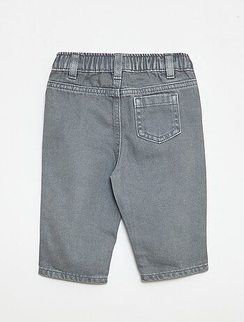 Pantalón de twill paperbag talla 3/4