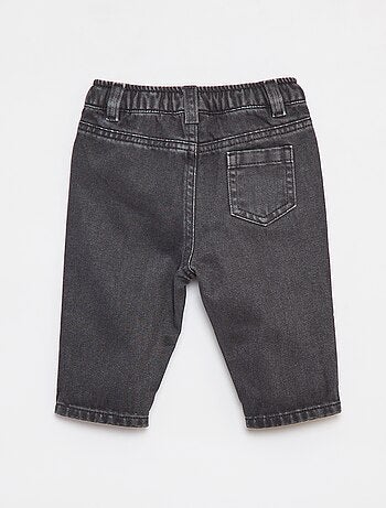 Pantalón de sarga paperbag 3/4