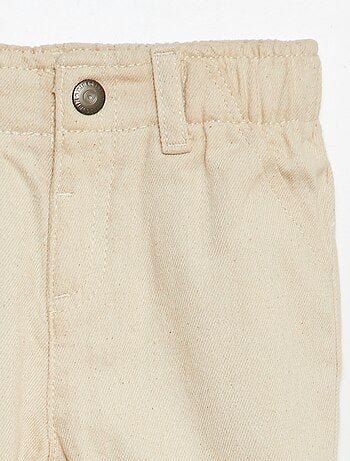 Pantalón de sarga paperbag