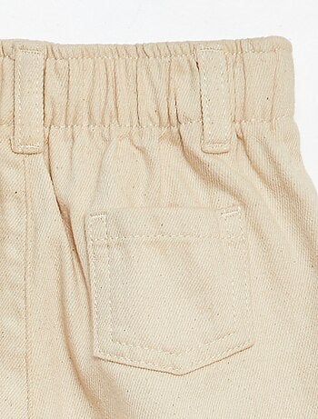 Pantalón de sarga paperbag
