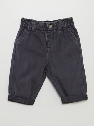 Pantalón de sarga paperbag