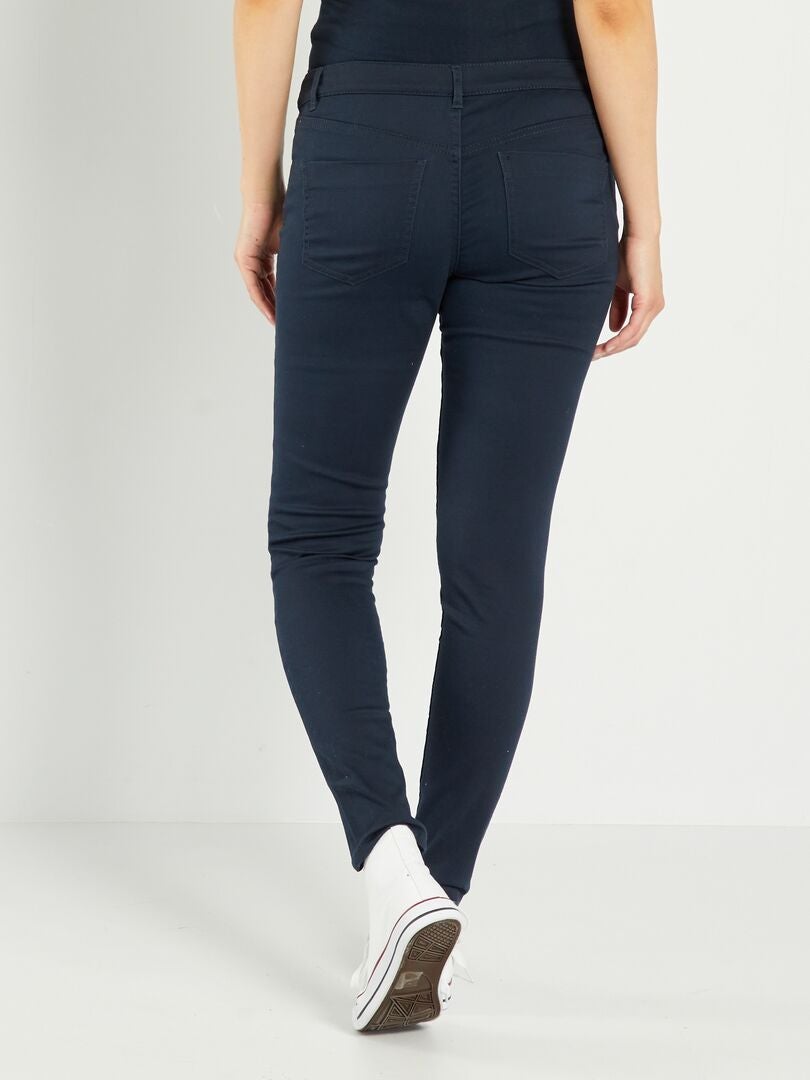 Pantalón de sarga premamá AZUL - Kiabi