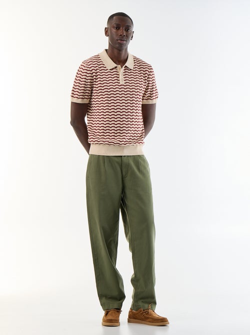 Pantalón de tacto suave - Kiabi Pantalón de tacto suave - Kiabi