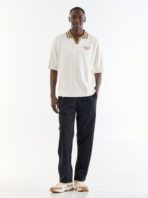 Pantalón de tacto suave - Kiabi Pantalón de tacto suave - Kiabi