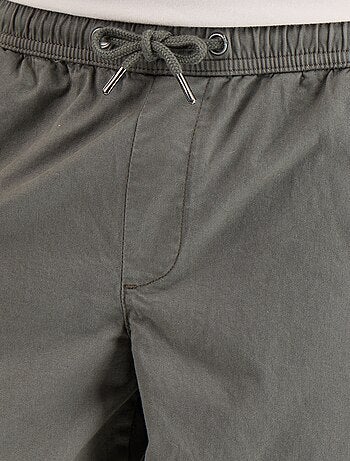 Pantalón de tejido efecto piel de melocotón