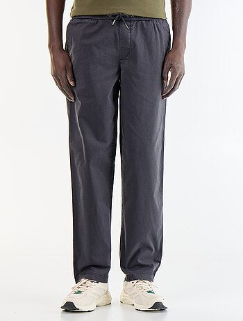 Pantalón de tejido efecto piel de melocotón