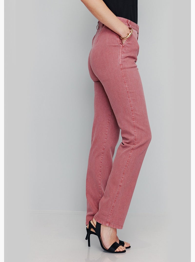 Pantalón de tejido elástico MORPHOSTYLE - Afibel Rosa - Kiabi