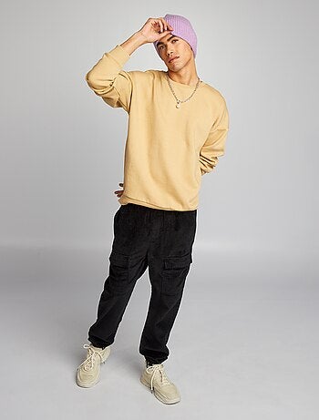 Pantalón de terciopelo con bolsillos - Kiabi