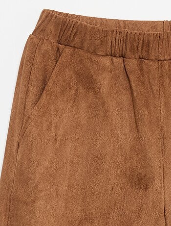Pantalón de terciopelo de corte ancho