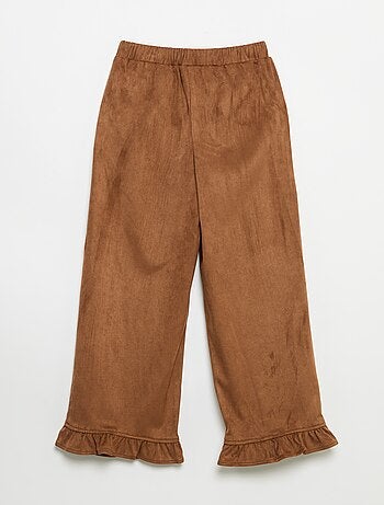 Pantalón de terciopelo de corte ancho