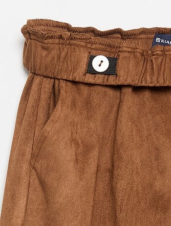 Pantalón de terciopelo de corte ancho