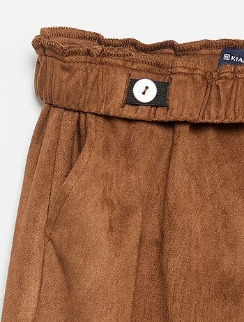 Pantalón de terciopelo de corte ancho