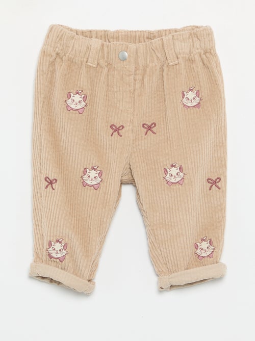 Pantalón de terciopelo 'Disney' 'Marie' - Kiabi