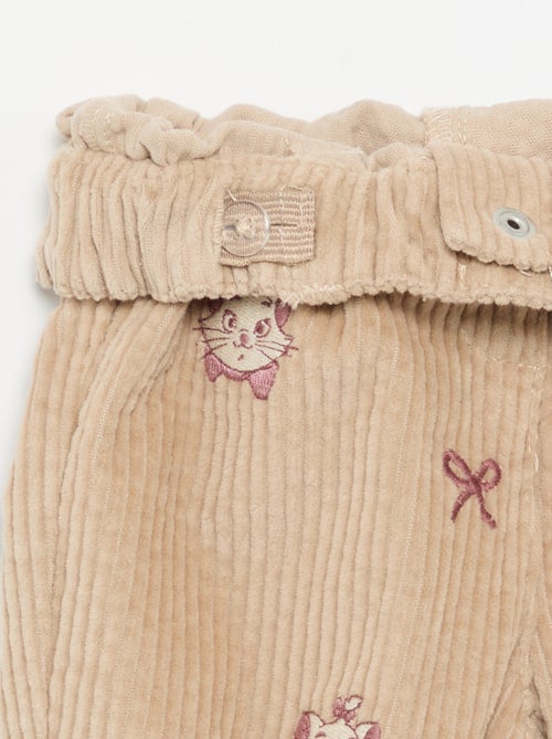 Pantalón de terciopelo 'Disney' 'Marie' - Kiabi