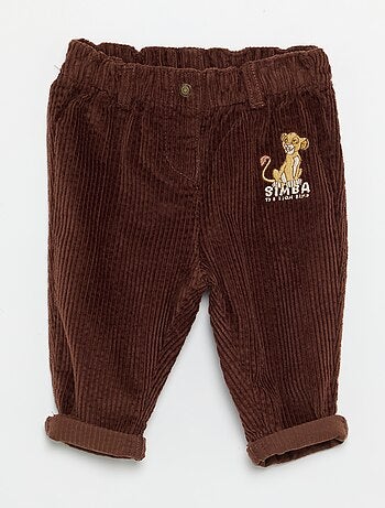 Pantalón de terciopelo 'Disney'