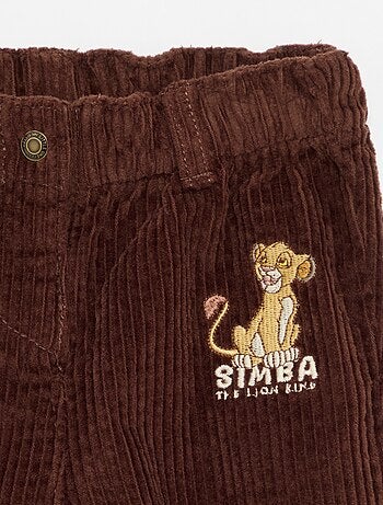 Pantalón de terciopelo 'Disney'