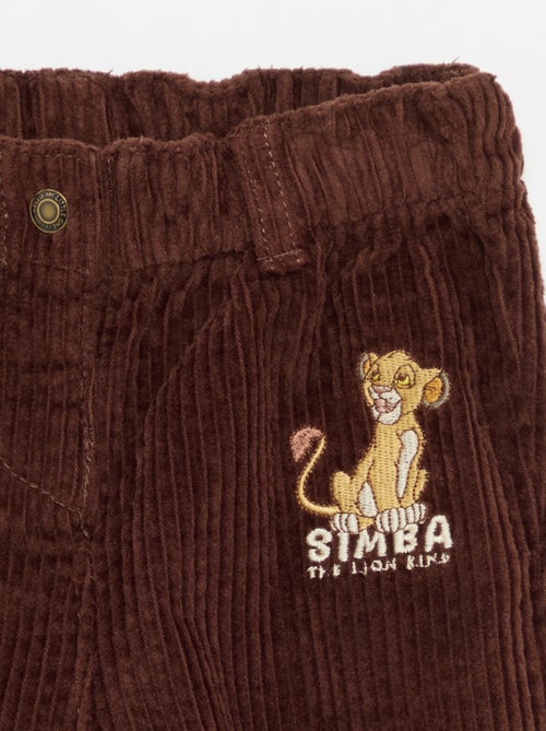 Pantalón de terciopelo 'Disney' - Kiabi Pantalón de terciopelo 'Disney' - Kiabi