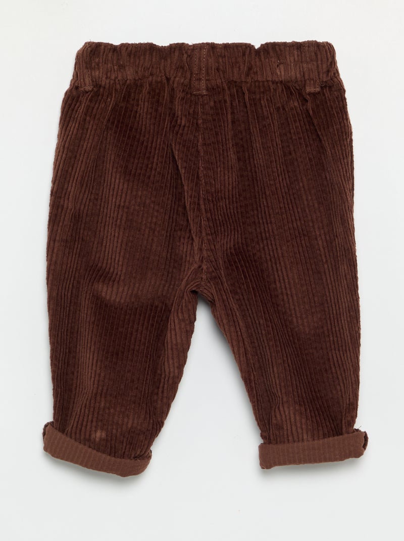 Pantalón de terciopelo 'Disney' Marron - Kiabi