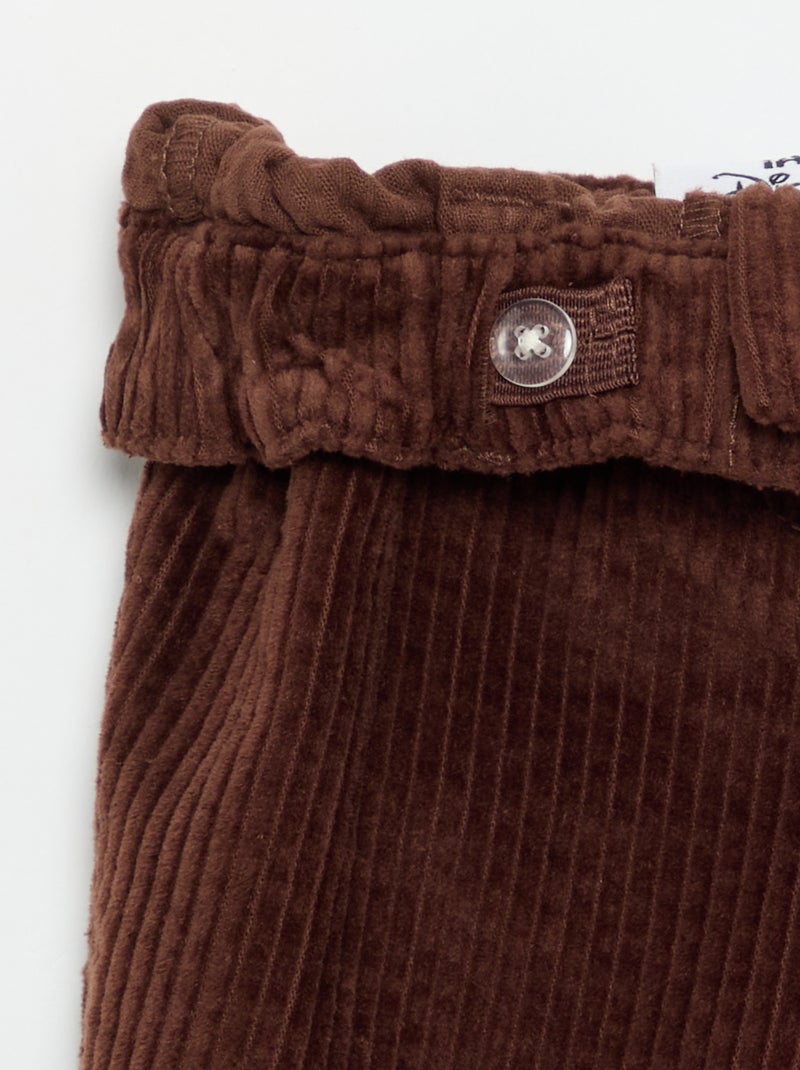 Pantalón de terciopelo 'Disney' Marron - Kiabi