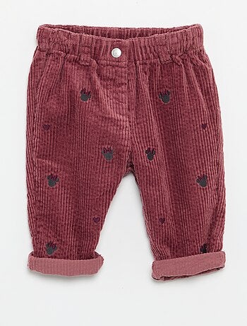 Pantalón de terciopelo 'Disney' 'Minnie'