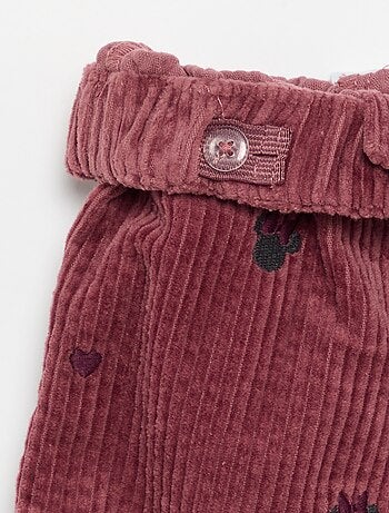 Pantalón de terciopelo 'Disney' 'Minnie'