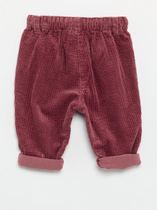Pantalón de terciopelo 'Disney' 'Minnie' - Kiabi Pantalón de terciopelo 'Disney' 'Minnie' - Kiabi