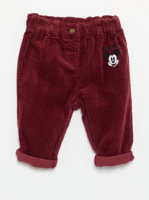 Pantalón de terciopelo 'Disney' - Kiabi Pantalón de terciopelo 'Disney' - Kiabi
