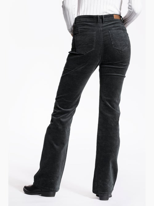 Pantalón de terciopelo stretch corte corte de bota MARLY 'Rica Lewis' - Kiabi