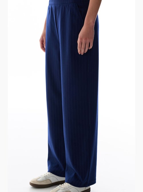 Pantalón de tiro alto a rayas penti - Kiabi