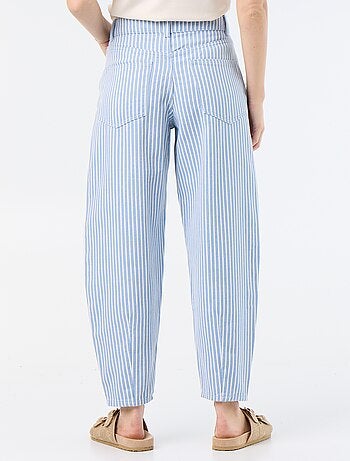 Pantalón de tiro alto corte globo
