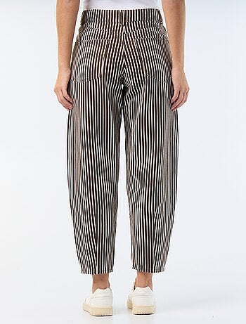 Pantalón de tiro alto corte globo