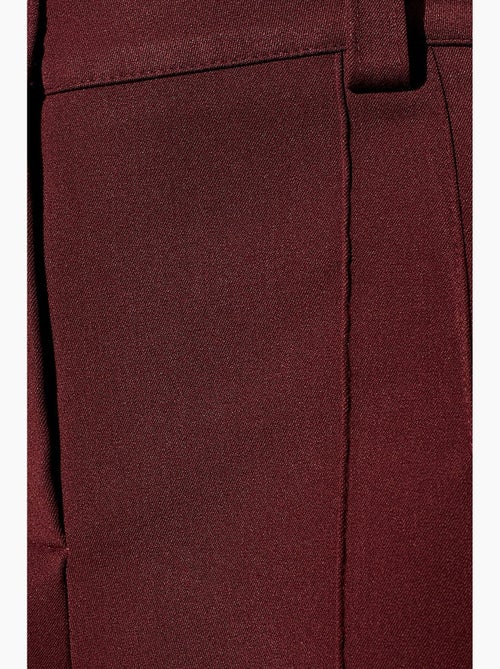 Pantalón de tiro alto, pierna recta y pinzas dilvin - Kiabi Pantalón de tiro alto, pierna recta y pinzas dilvin - Kiabi