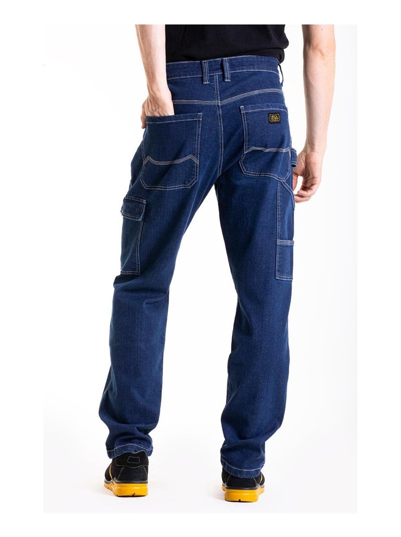 Pantalón de trabajo corte carpintero Fibreflex® CUTTER1 'Rica Lewis' Azul - Kiabi