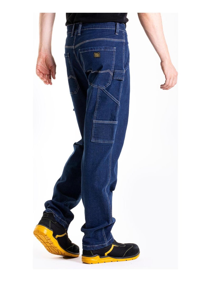 Pantalón de trabajo corte carpintero Fibreflex® CUTTER1 'Rica Lewis' Azul - Kiabi