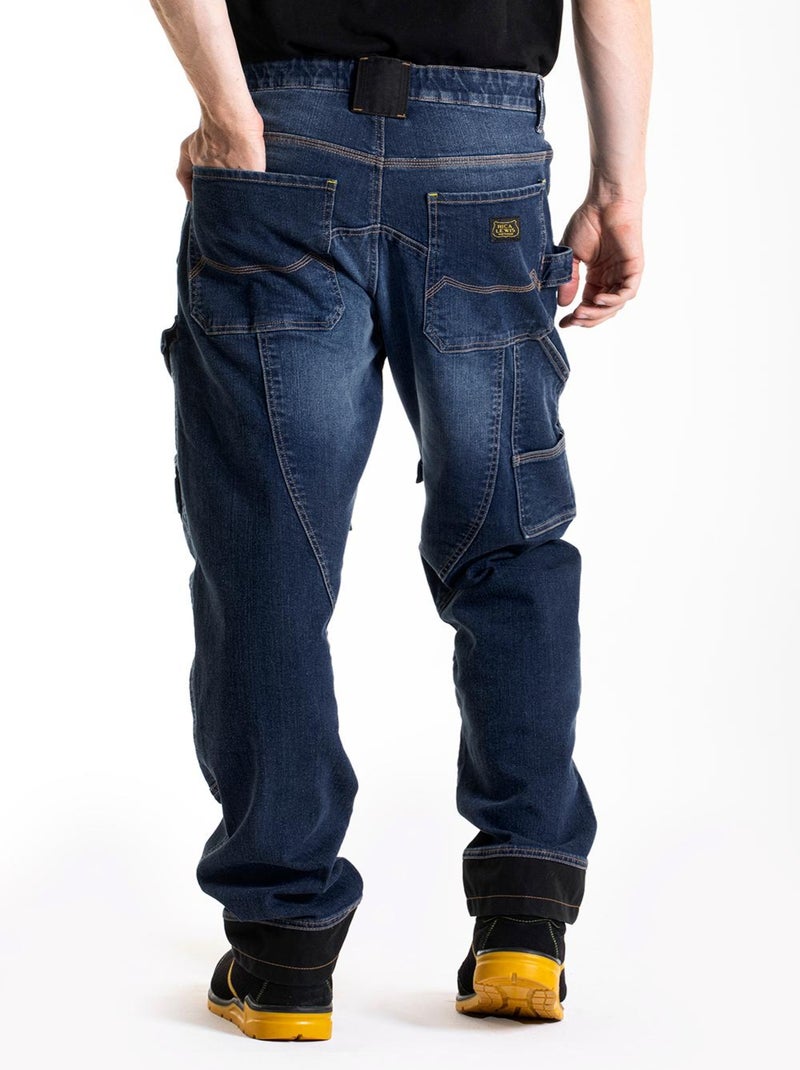 Pantalón de trabajo corte carpintero Fibreflex® HAMMER2 'Rica Lewis' Azul - Kiabi