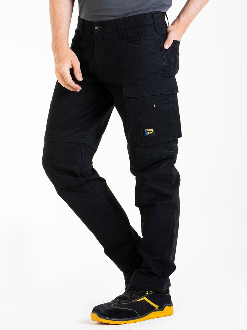 Pantalón de trabajo modular 2en1 Fibreflex® CONVERT 'Rica Lewis' Negro - Kiabi