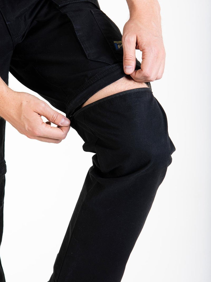 Pantalón de trabajo modular 2en1 Fibreflex® CONVERT 'Rica Lewis' Negro - Kiabi