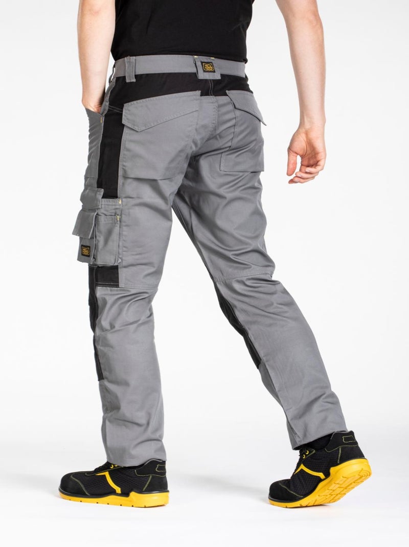 Pantalón de trabajo multibolsillos Fibreflex® MOBILOS 'Rica Lewis' Gris - Kiabi