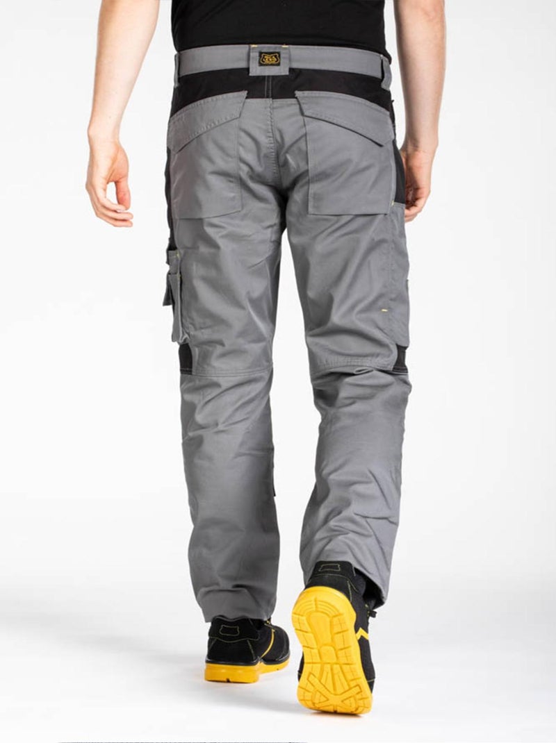 Pantalón de trabajo multibolsillos Fibreflex® MOBILOS 'Rica Lewis' Gris - Kiabi