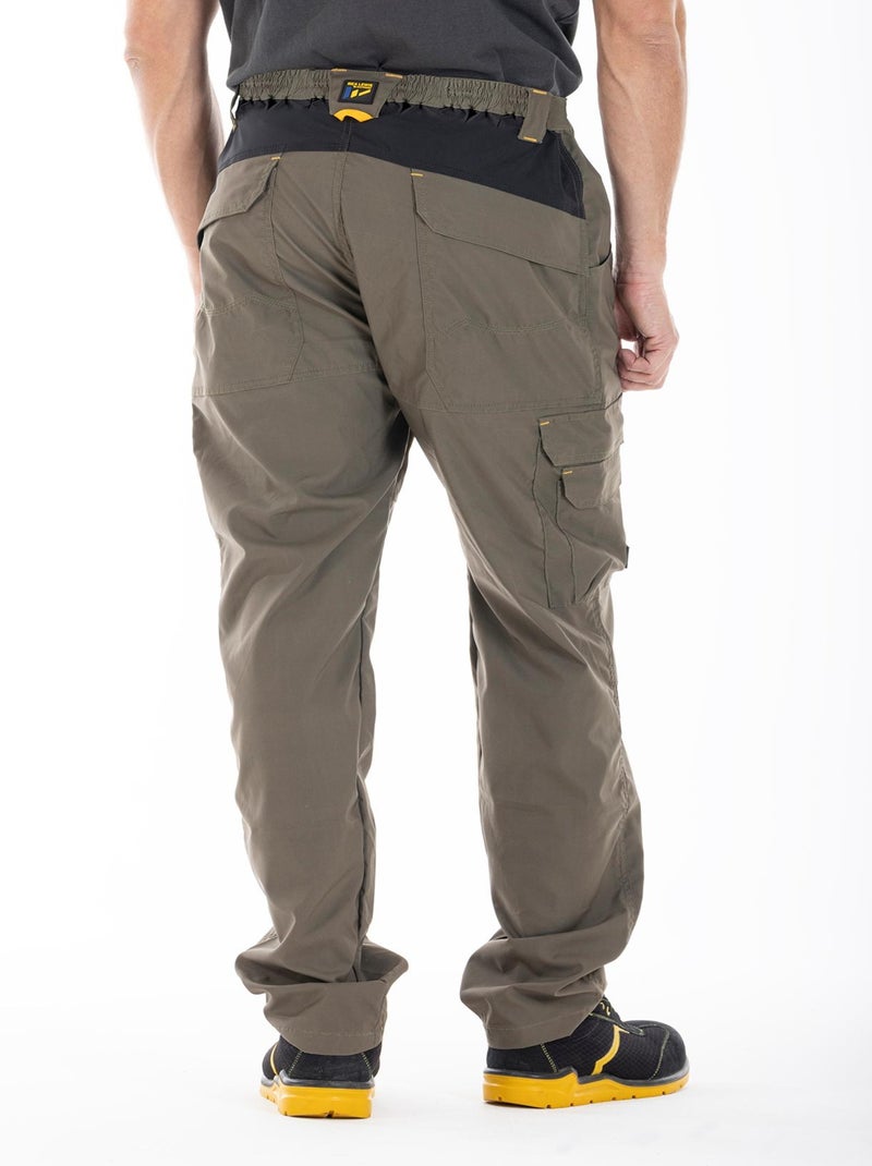 Pantalón de trabajo técnico multibolsillos LONGTEC 'Rica Lewis' Caqui - Kiabi