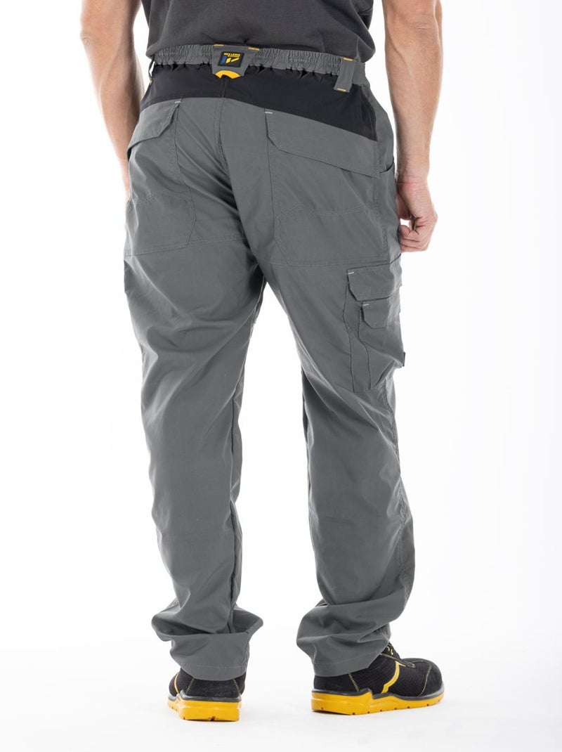 Pantalón de trabajo técnico multibolsillos LONGTEC 'Rica Lewis' Gris - Kiabi
