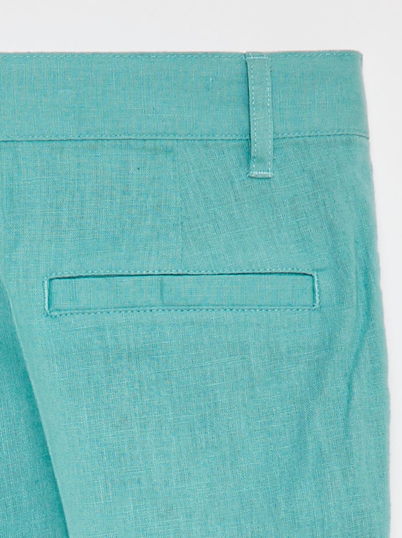 Pantalón de traje ajustable VERDE - Kiabi