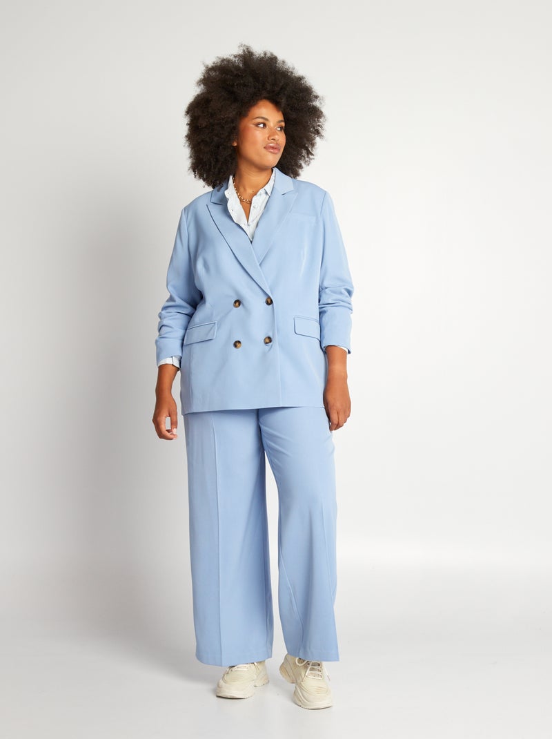 Pantalón de traje ancho Azul - Kiabi