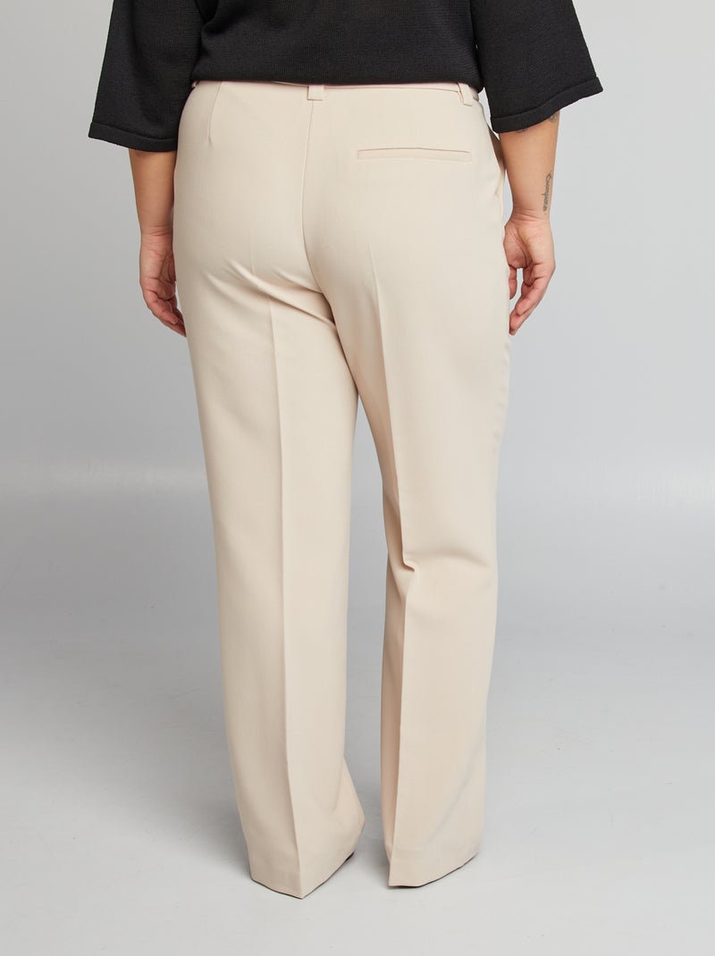 Pantalón de traje ancho BEIGE - Kiabi