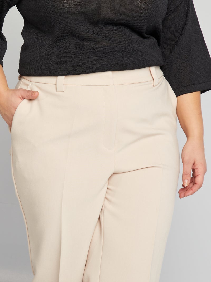 Pantalón de traje ancho BEIGE - Kiabi