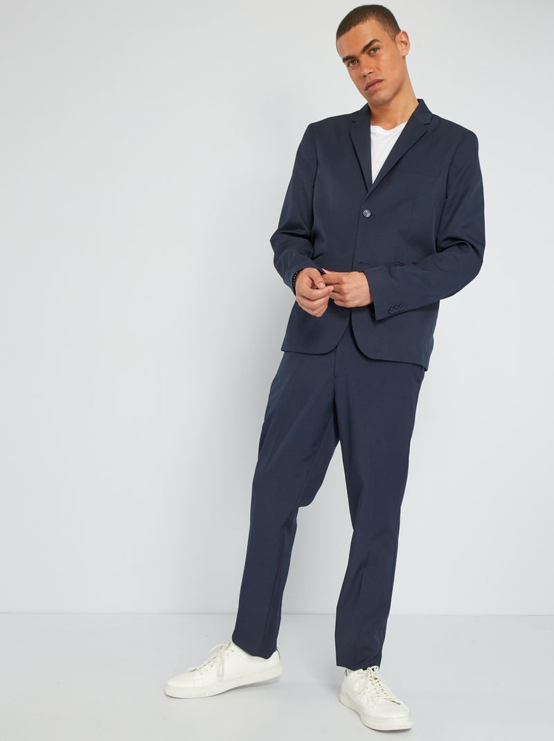 Pantalón de traje azul - Kiabi