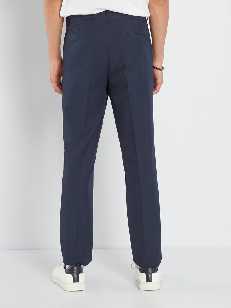 Pantalón de traje azul - Kiabi