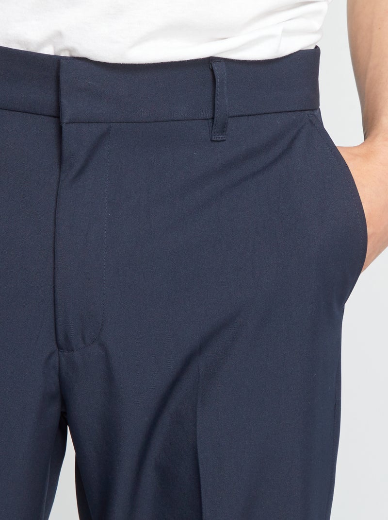 Pantalón de traje azul - Kiabi