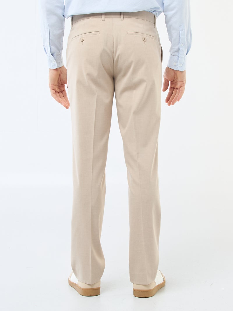 Pantalón de traje Beige - Kiabi