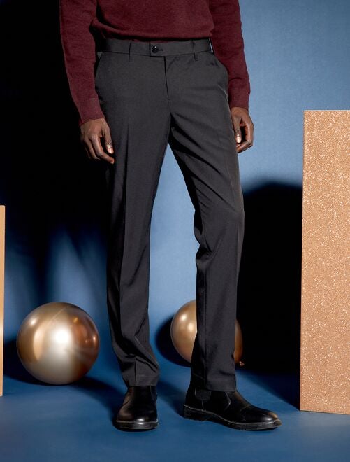 Pantalón de traje ajustado estilo corto crudo mujer | Morgan